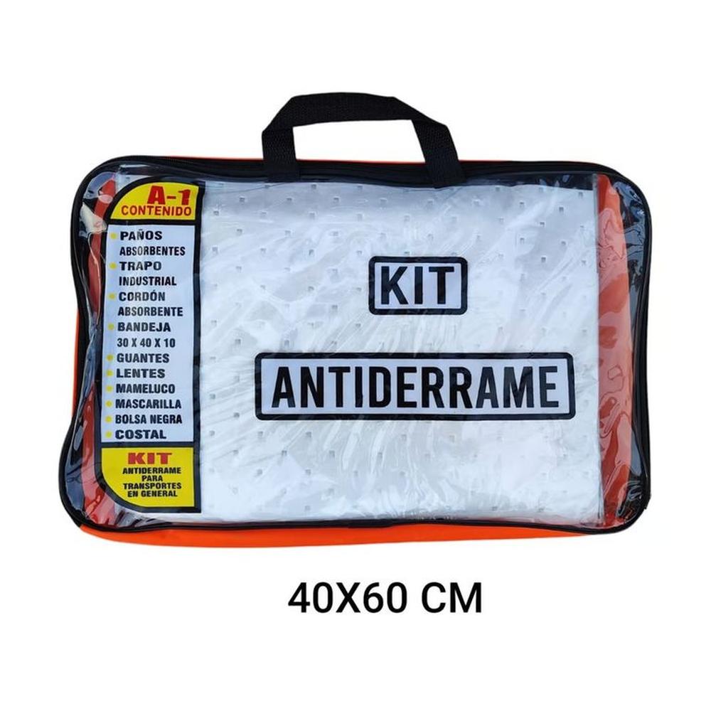 Kit Antiderrame Hidrocarburos Minería Grande 40x60CM
