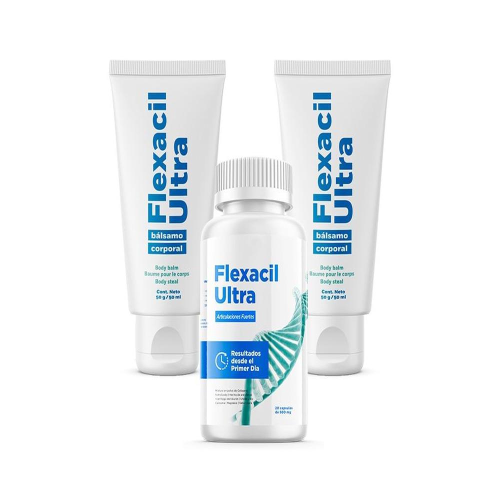 2 FLEXACIL ULTRA CREMA + 1 FLEXACIL ULTRA CAPSULAS