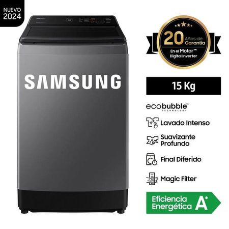 Lavadora Samsung 15Kg WA15CG5441BD Carga Superior
