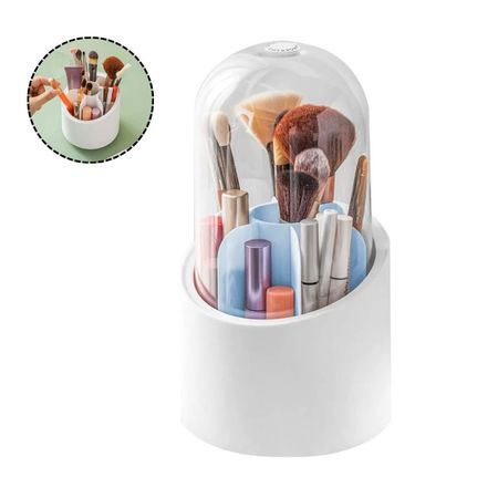 Organizador Giratorio para Brochas de Maquillaje