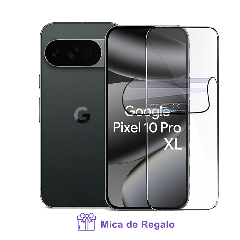 Google Pixel 10 Pro XL 16Gb Ram 256Gb Rom Obsidian con Mica Hidrogel