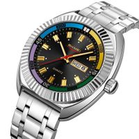 Reloj Skmei 9353 Plateado analógo Correa Acero Plateado