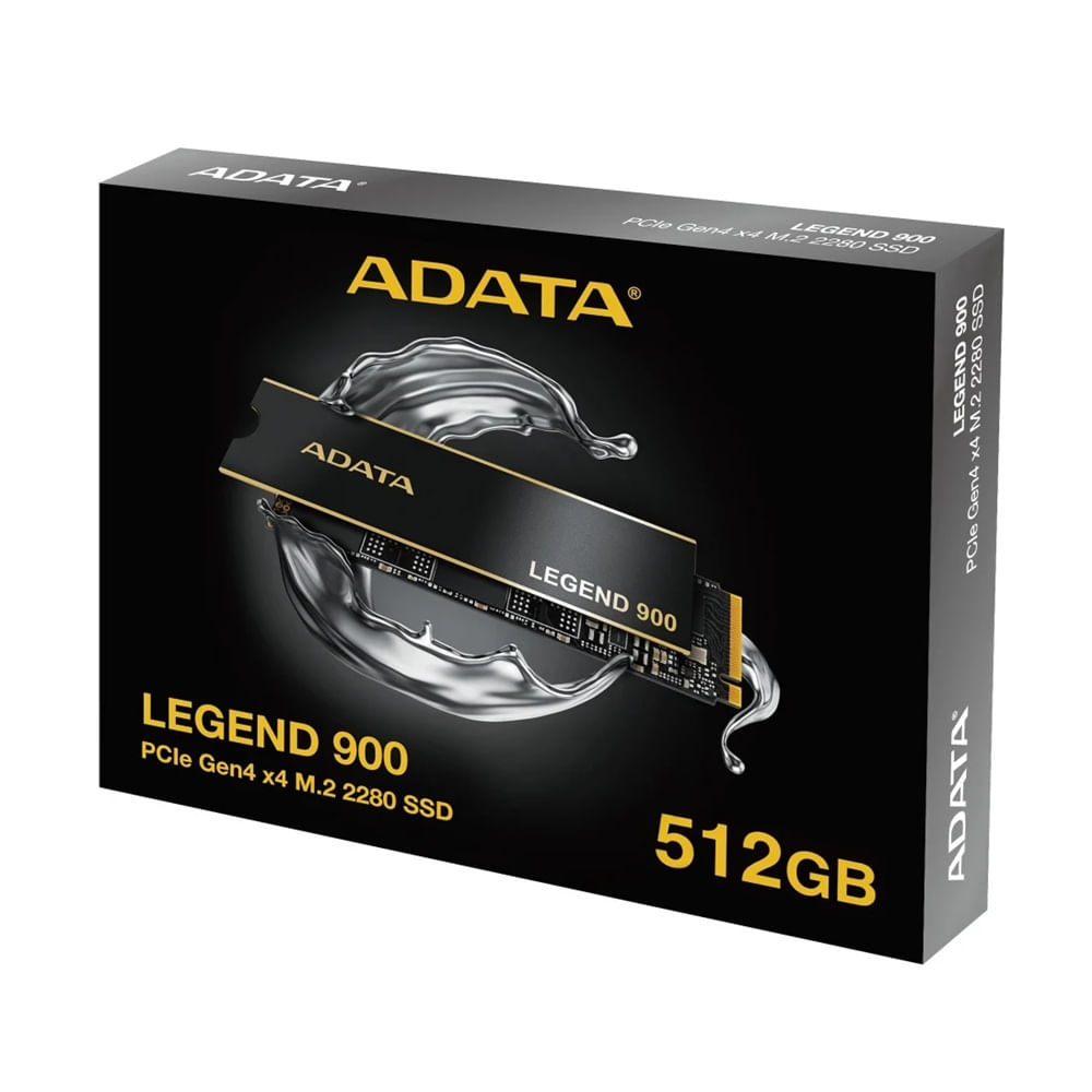 Disco sólido SSD Adata 512GB Negro