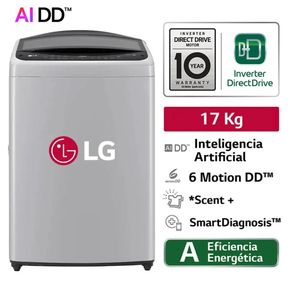 lavadora lg 17kg carga superior WT17DV6T