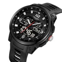 Reloj Skmei 2401 Negro Correa Silicona para Caballero Negro Talla única