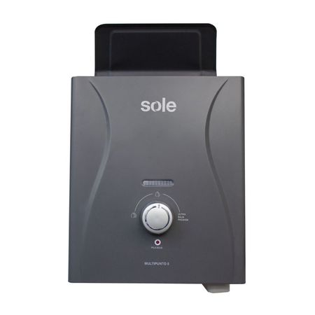 Terma a Gas Sole 8L Modelo SOLEGASNM08C Acero Galvanizado Color Gris