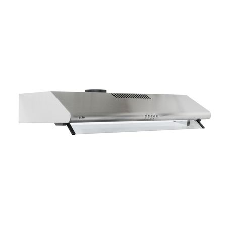 Campana Extractora 90cm Sole Hera Acero Inoxidable Negro Brillante