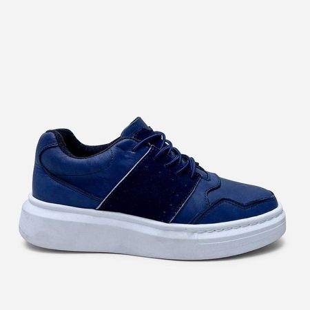 ZAPATILLA PURO CUERO 1109 - MARIBÚ 39 Azul