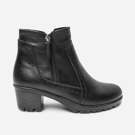 BOTIN MARIBU PURO CUERO 1162 36 Negro