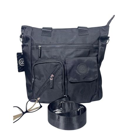 Bolso cruzado Mediano para mujer Negro
