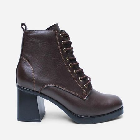 BOTIN MARIBU PURO CUERO 1161 36 Marron