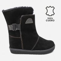 BOTAS DE CUERO GAMUZA CON PELUCHE MARIBU 560