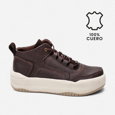 BOTINES MARIBU PURO CUERO 1112 39 Marron