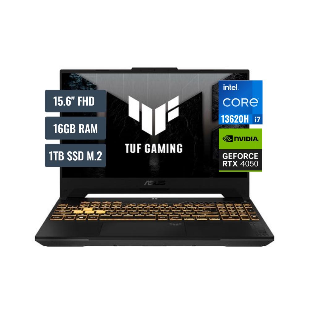 Laptop ASUS TUF F15 Intel Core i7 13620H 16GB RAM 1TB SSD 6GB RTX 4050 15.6 FHD FreeDOS F15FX507VU