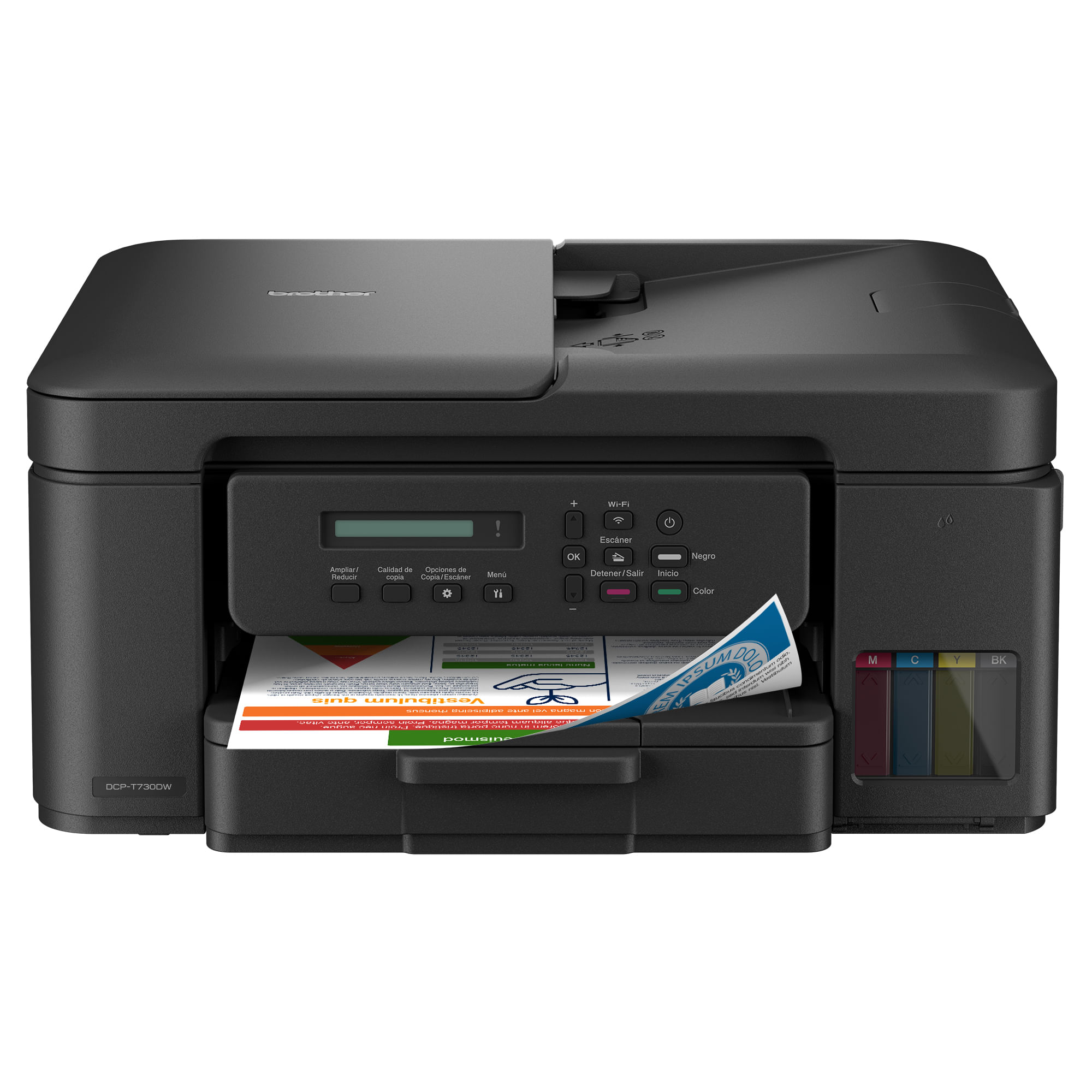Impresora Multifuncional BROTHER DCPT730DW Negro