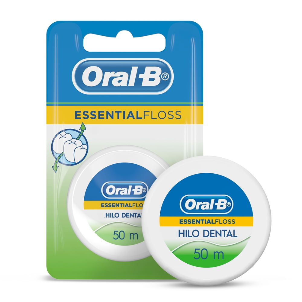 Hilo Dental ORAL-B Essential Floss Sabor a Menta 50M Blíster 1un