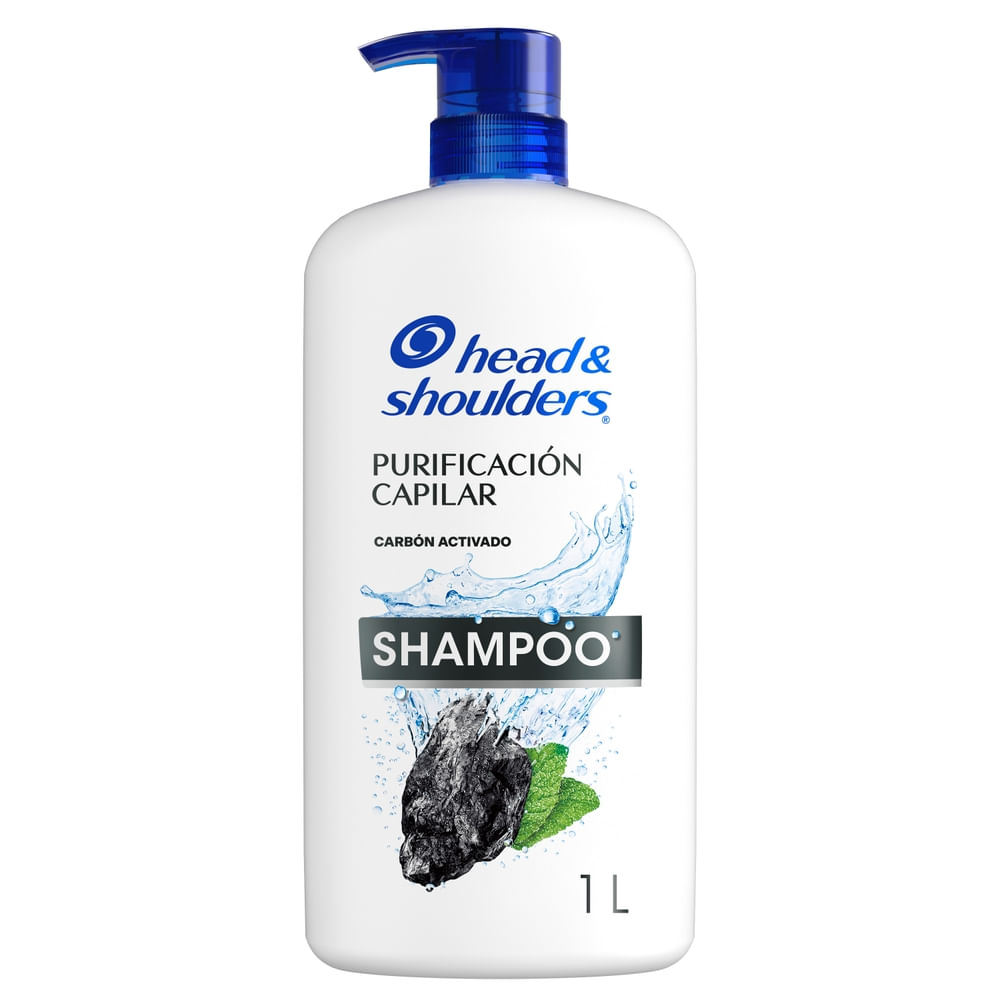 Shampoo HEAD & SHOULDERS Purificación Capilar Control Caspa Botella 1L