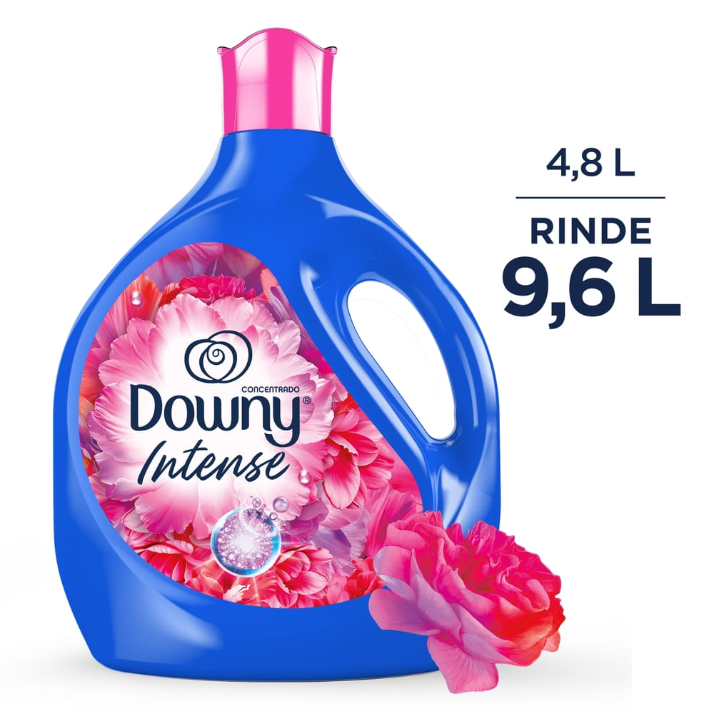 Suavizante de Telas DOWNY Intense Floral Aroma Dulce con Notas Florales Botella 4.8L