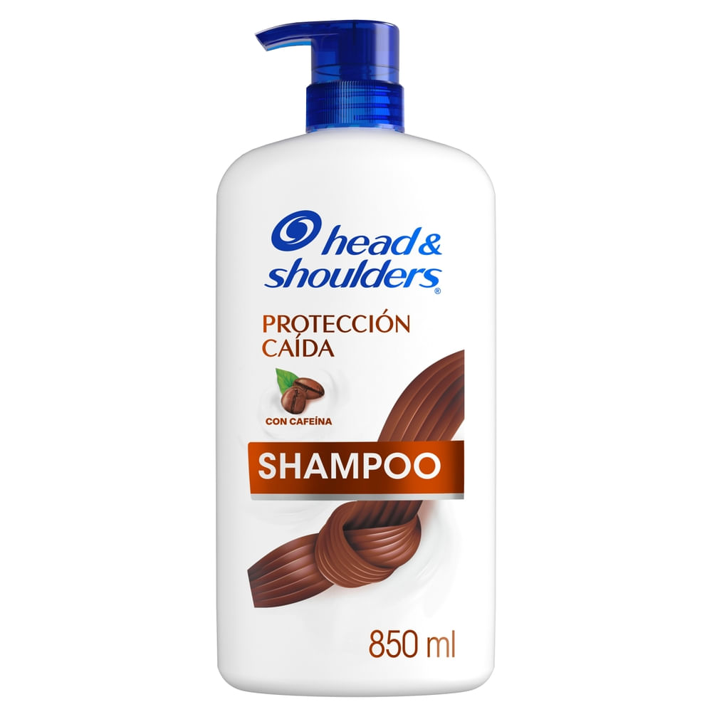 Shampoo HEAD & SHOULDERS Protección Caída Control Caspa Botella 850ml