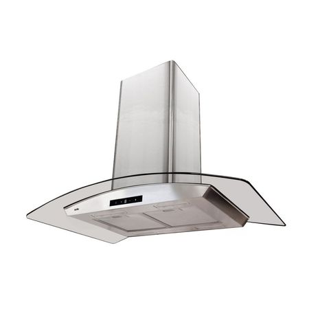 Campana Extractora 90cm Sole Venus Isla Metal Gris