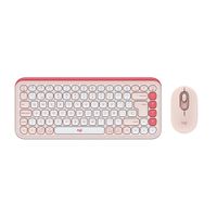 TECLADO LOGITECH  MOUSE POP ICON BLUETOOTH WIRELESS SP  COPILOT ROSE
