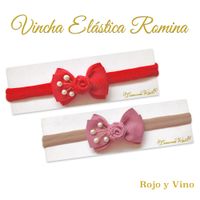 Vincha para bebé modelo Romina Pack x2 - Creaciones Karito