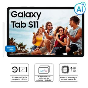  Tablet Samsung Galaxy Tab S11 128Gb Plata