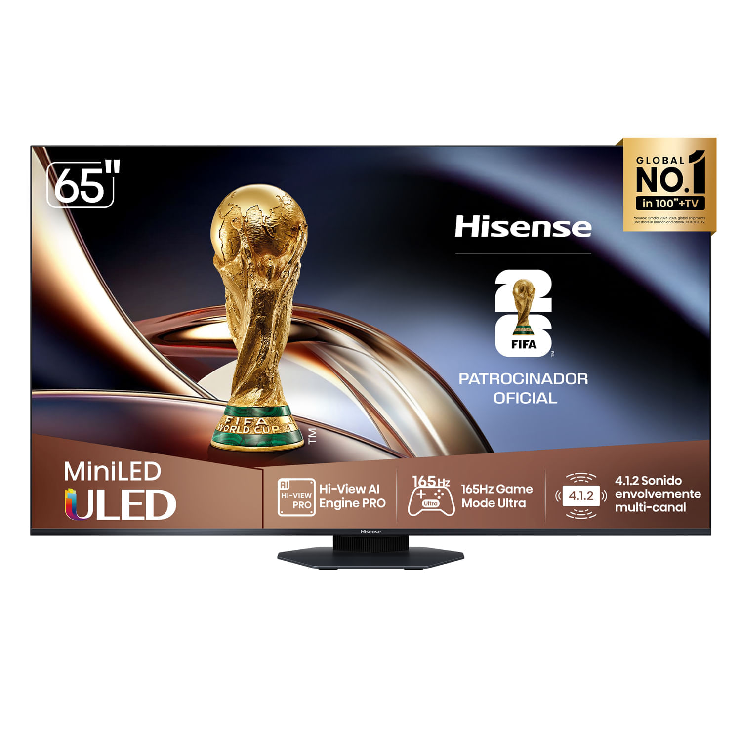 Televisor Hisense 65"" 65U88Qg Miniled QLED UHD Smart Google Tv