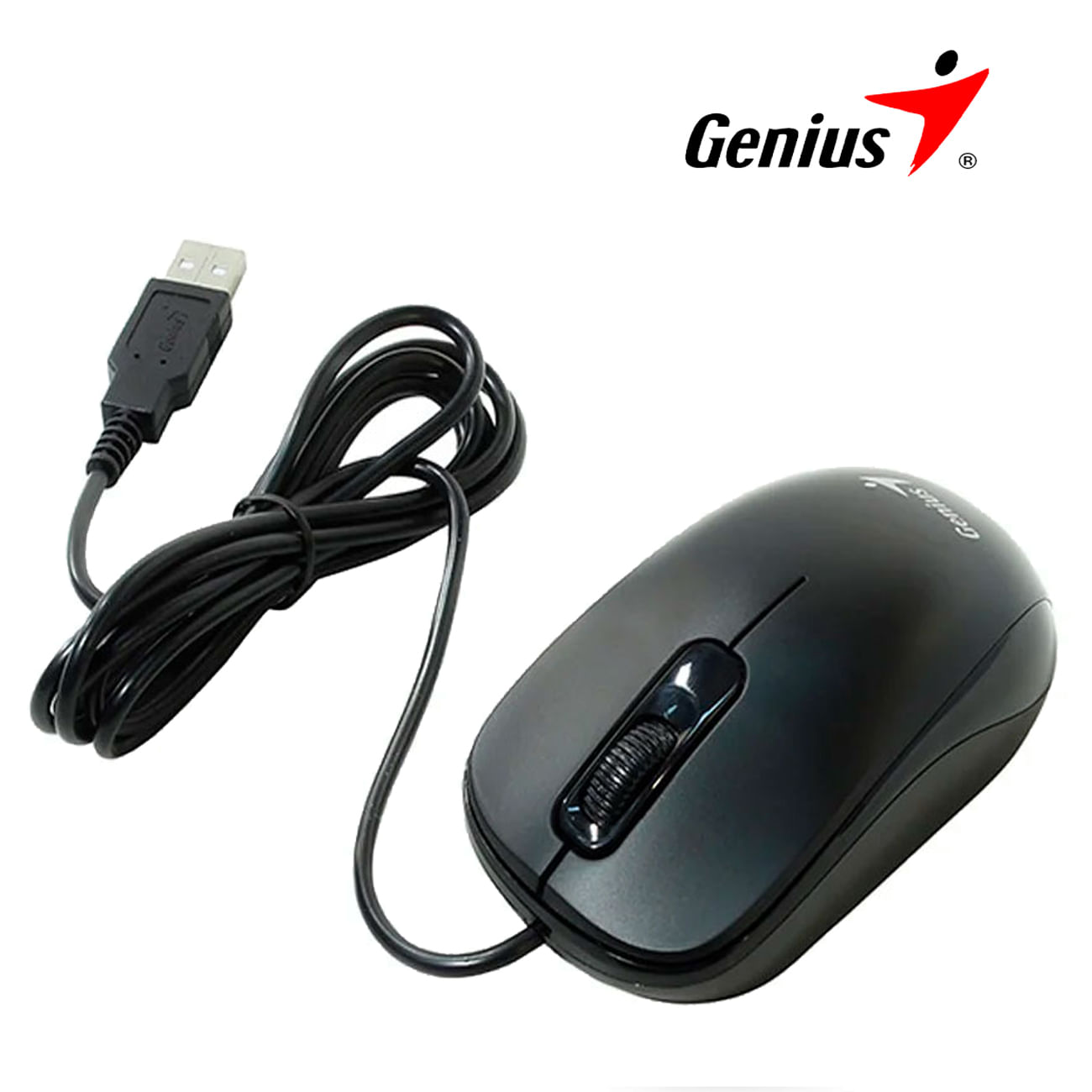 Mouse Genius Dx-110 Usb Optico 1000 Dpi Negro
