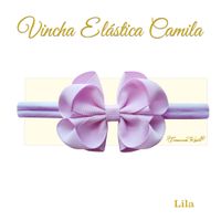 Vincha para bebé modelo Camila color lila - Creaciones Karito