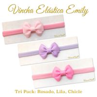 Vincha para bebé modelo Emily pack x3 - Creaciones Karito