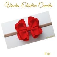 Vincha para bebé modelo Camila color rojo - Creaciones Karito