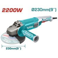 Amoladora 9 Pulgadas De 2200w Total -TG12223026