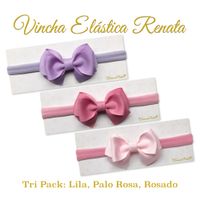 Vincha para bebé modelo Renata pack x3 - Creaciones Karito