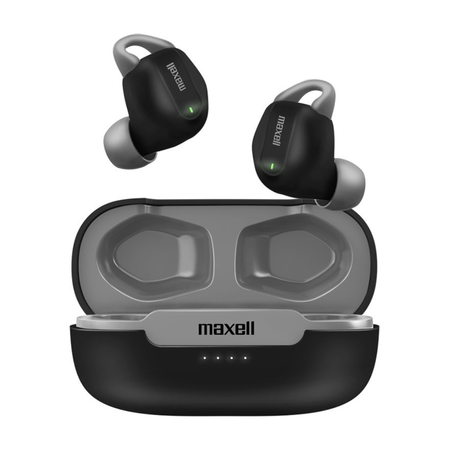 Audífono inalámbrico Bluetooth TWS Negro Maxell MxDuo