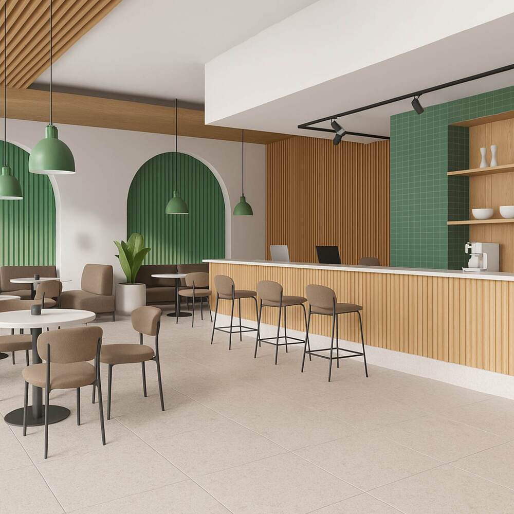 Piso Cerámico Cementicio Abitare Bone 60x60cm 2.50m2 San Lorenzo