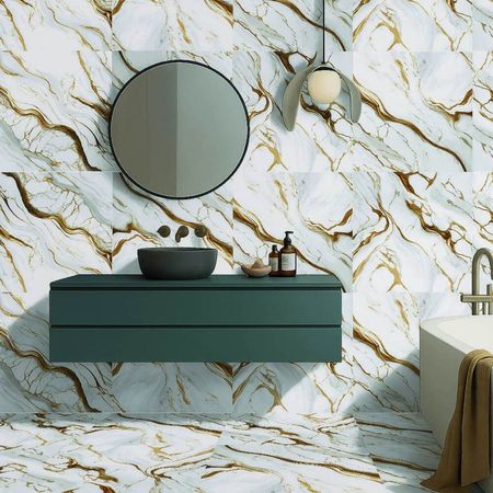 Piso Cerámico Marmolizado Eldorado 60x60cm 2.50m2 San Lorenzo