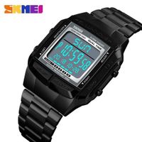 Reloj Skmei 1381 Negro Correa Acero. Negro Talla única