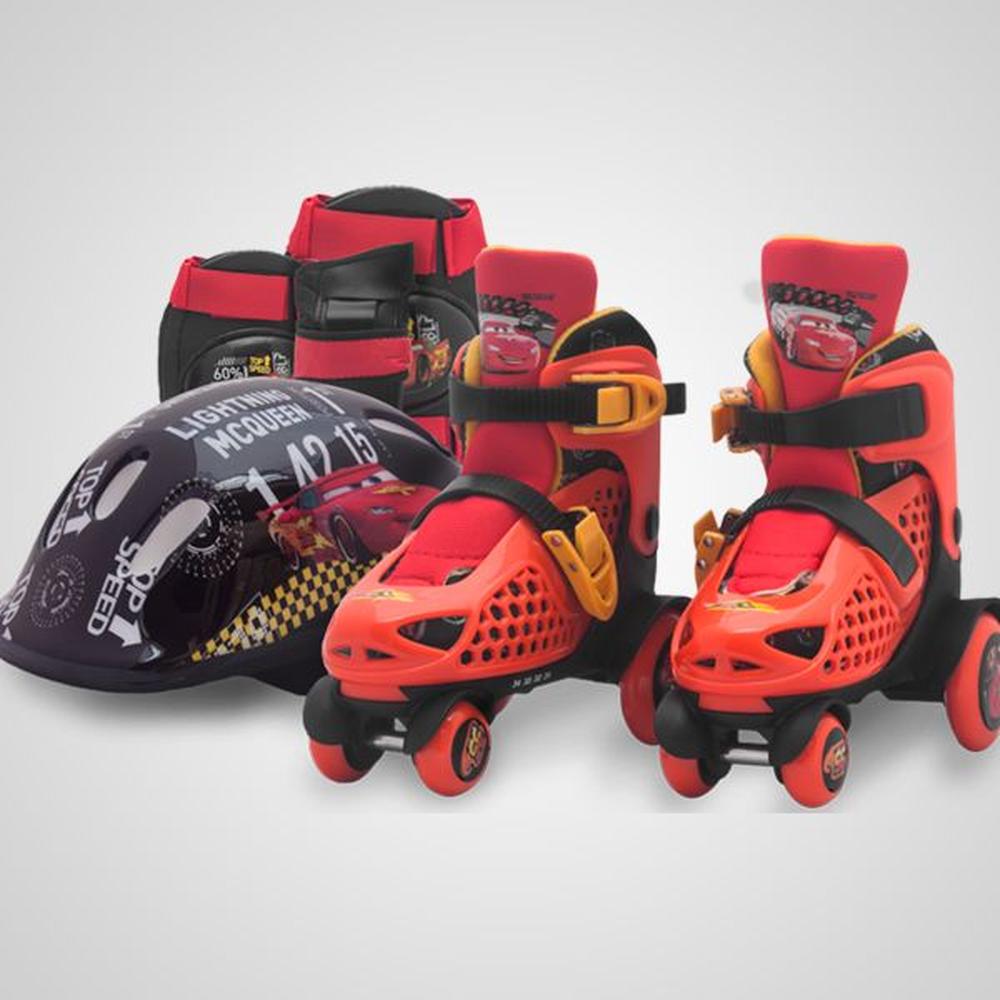 PATINES 4 RUEDAS CON CASCO RODILLERAS TALLA 31 al 34