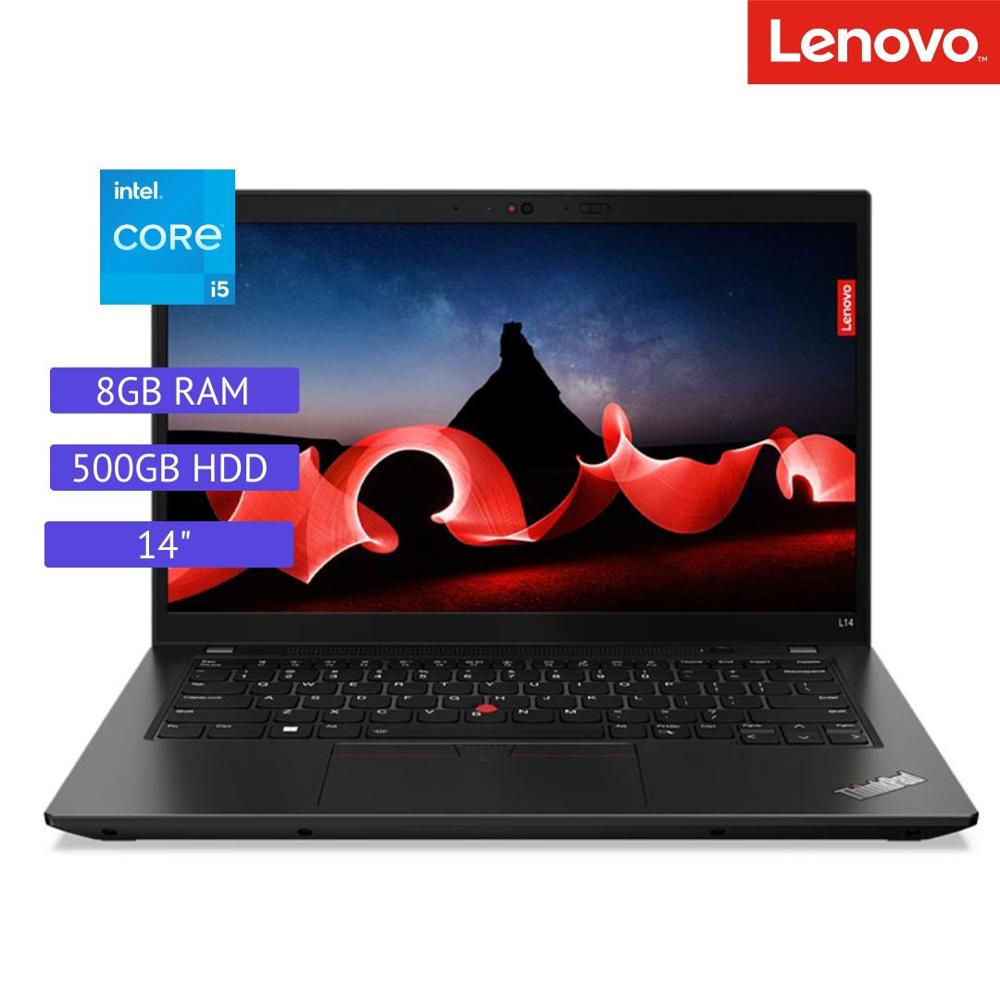 Laptop Semi Nueva Lenovo ThinkPad L14 - Core i5 10ª Gen - 8GB RAM - 500GB HDD - 14""