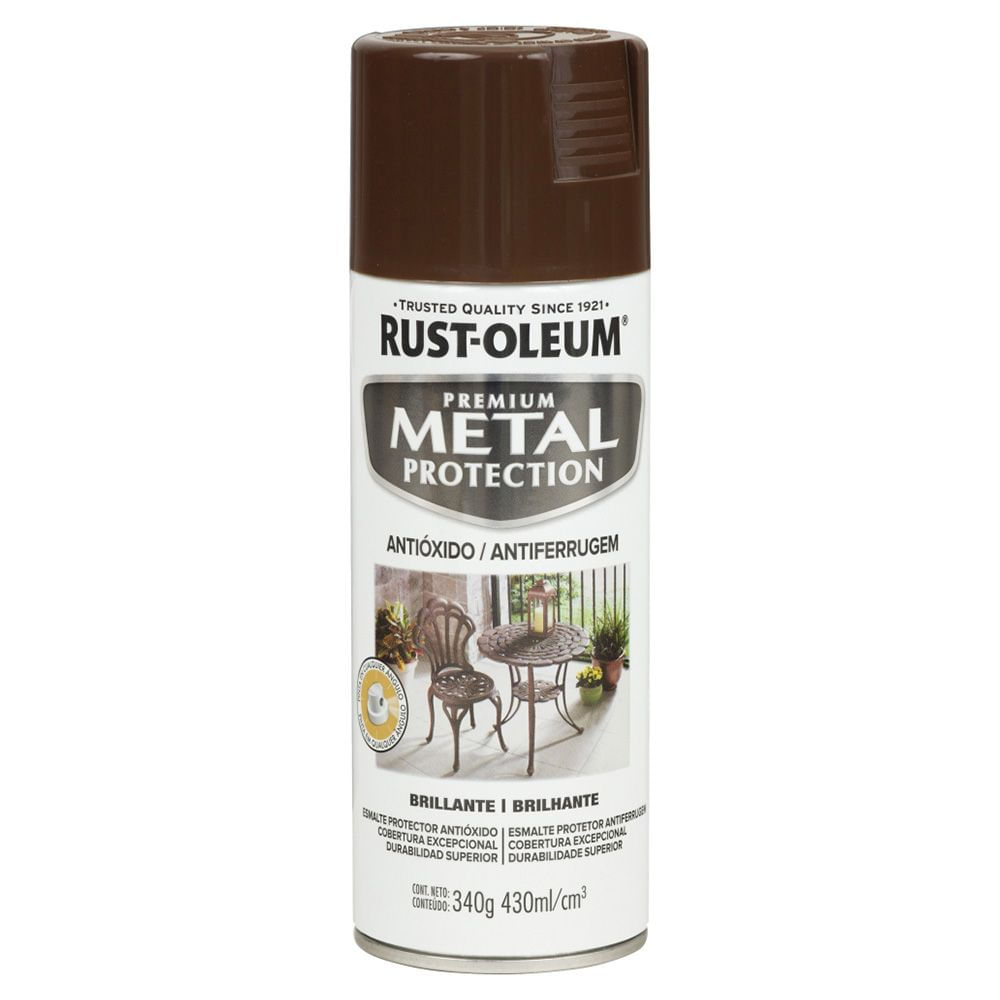 Rust-Oleum Pintura Aerosol Metal Protect. Marrón Cuero 340g | plazaVea ...