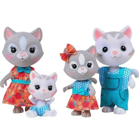 Pack Familia Gatos Ternurines Honey Bee