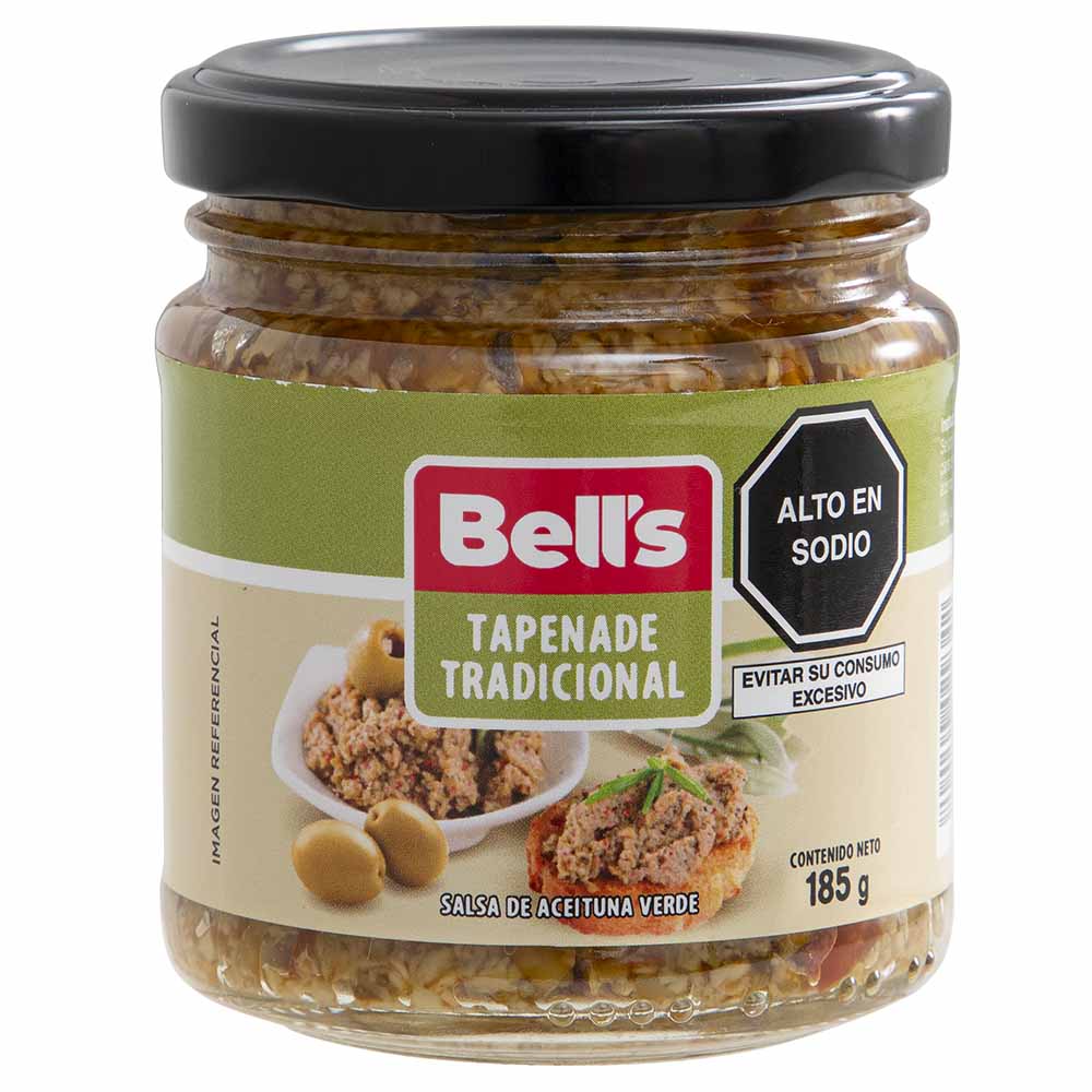 Tapenade Tradicional BELL'S Frasco 185g