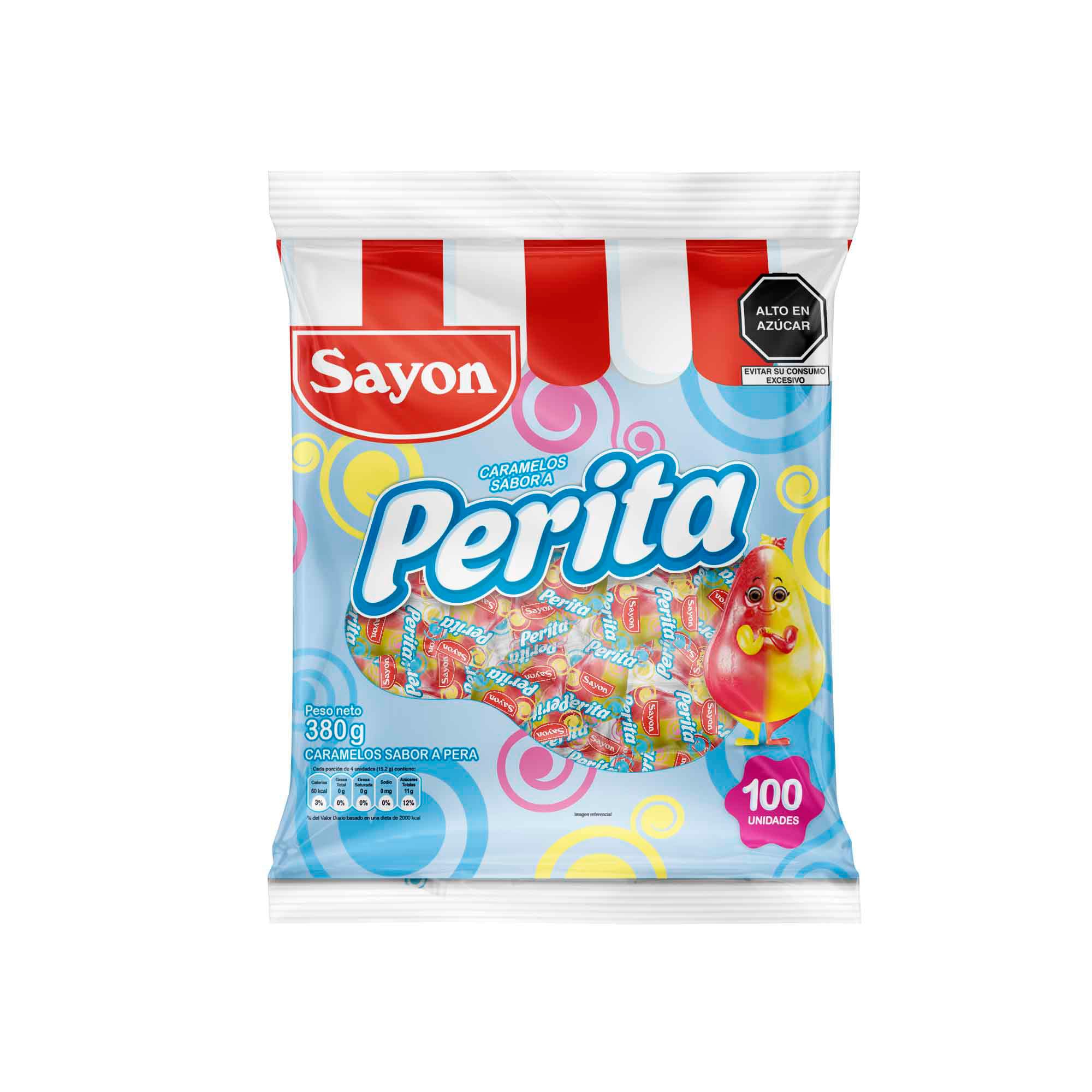 Caramelos SAYON Sabor a Perita Bolsa 380g