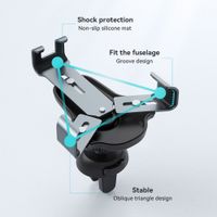 SOPORTE DE CELULAR PARA AUTO CON BLOQUEO DE GRAVEDAD BO-ZJ126 BWOO