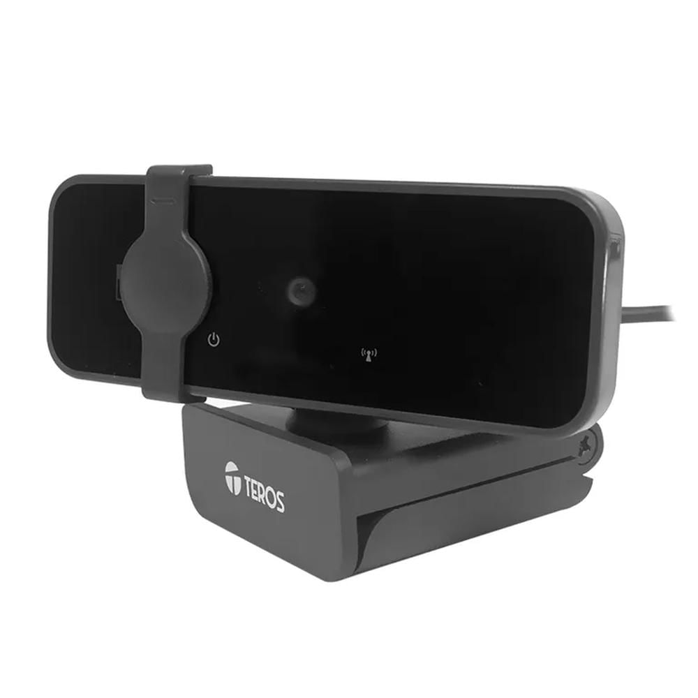 Webcam TEROS TE-9072 2K micrófono + Trípode