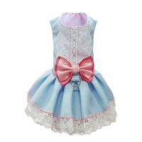 VESTIDO MASCOTA MODELO ENSUEÑO CELESTE - TALLA XS