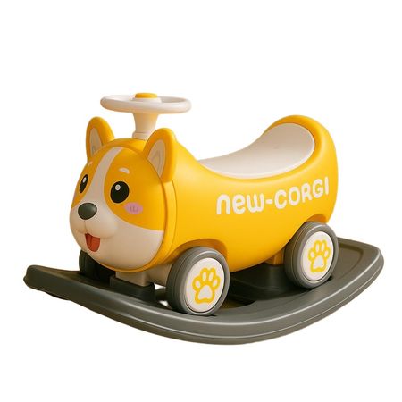 Carrito / Mecedora Balancín Naranja