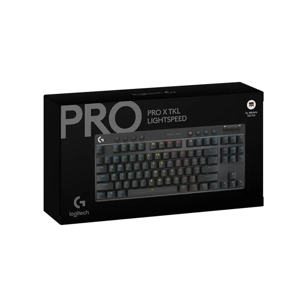 Teclado Gamer Logitech PRO X TKL Lightspeed  Black WIFI