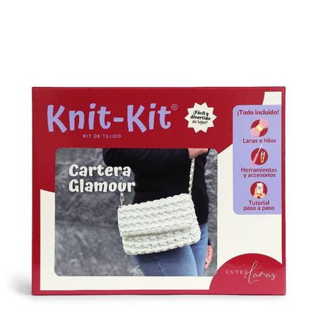 Kit de tejido Cartera Glamour